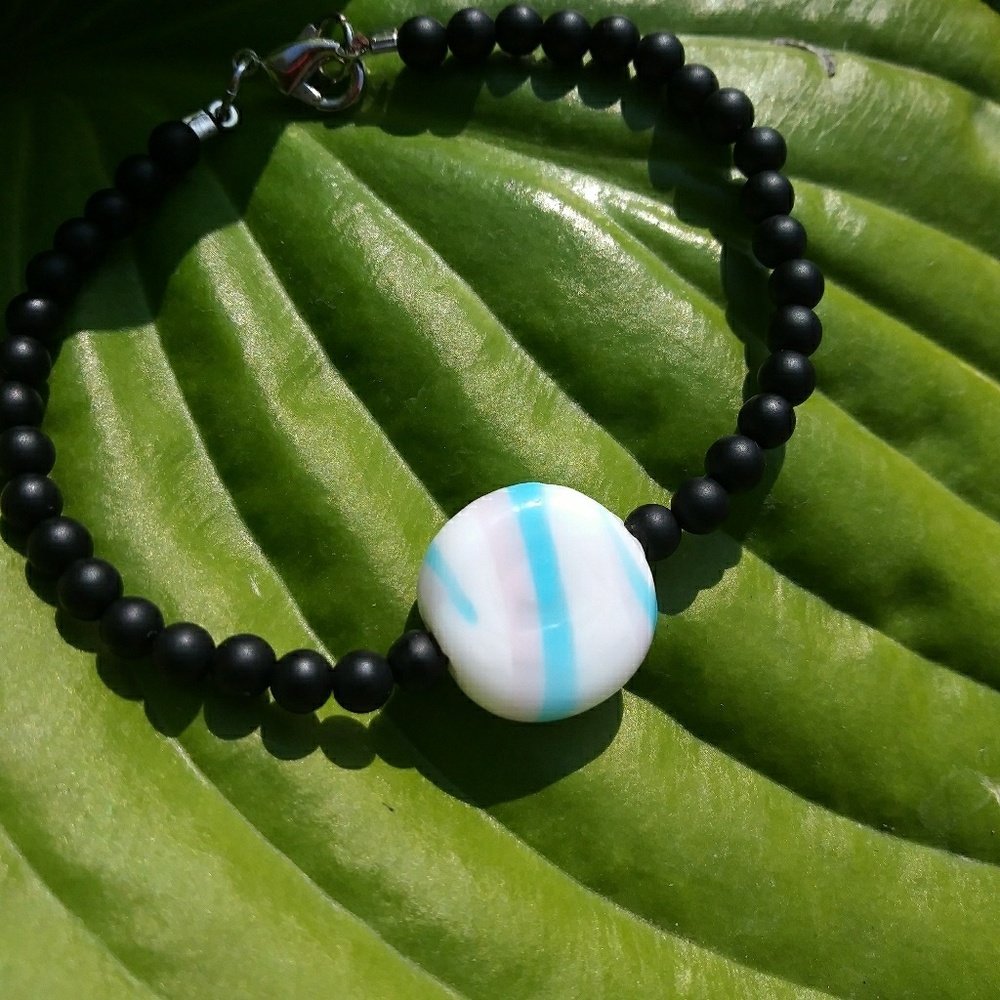 Handmade Glass Beaded Bracelet